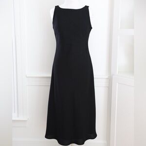 Studio I Black Formal Sleeveless Maxi Dress, Beaded Starburst Size 10